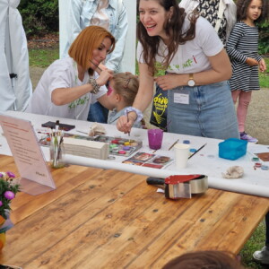 Gesichtsbemalung beim Vaihinger Stadtfest 2024